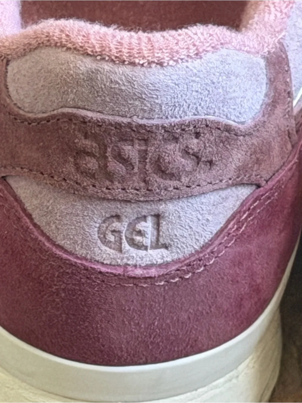 Asics suede upper